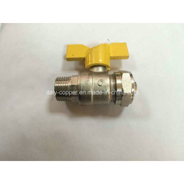 ISO9001 Certified Male Brass Forged Pex Ball Valve (AV1051A)